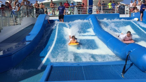 The flow rider, after a 1 hour wait.