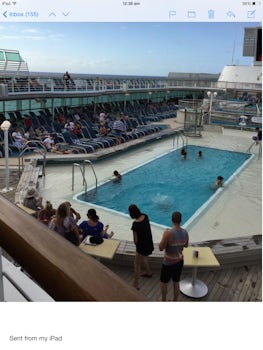 The main pools on Sea Princess