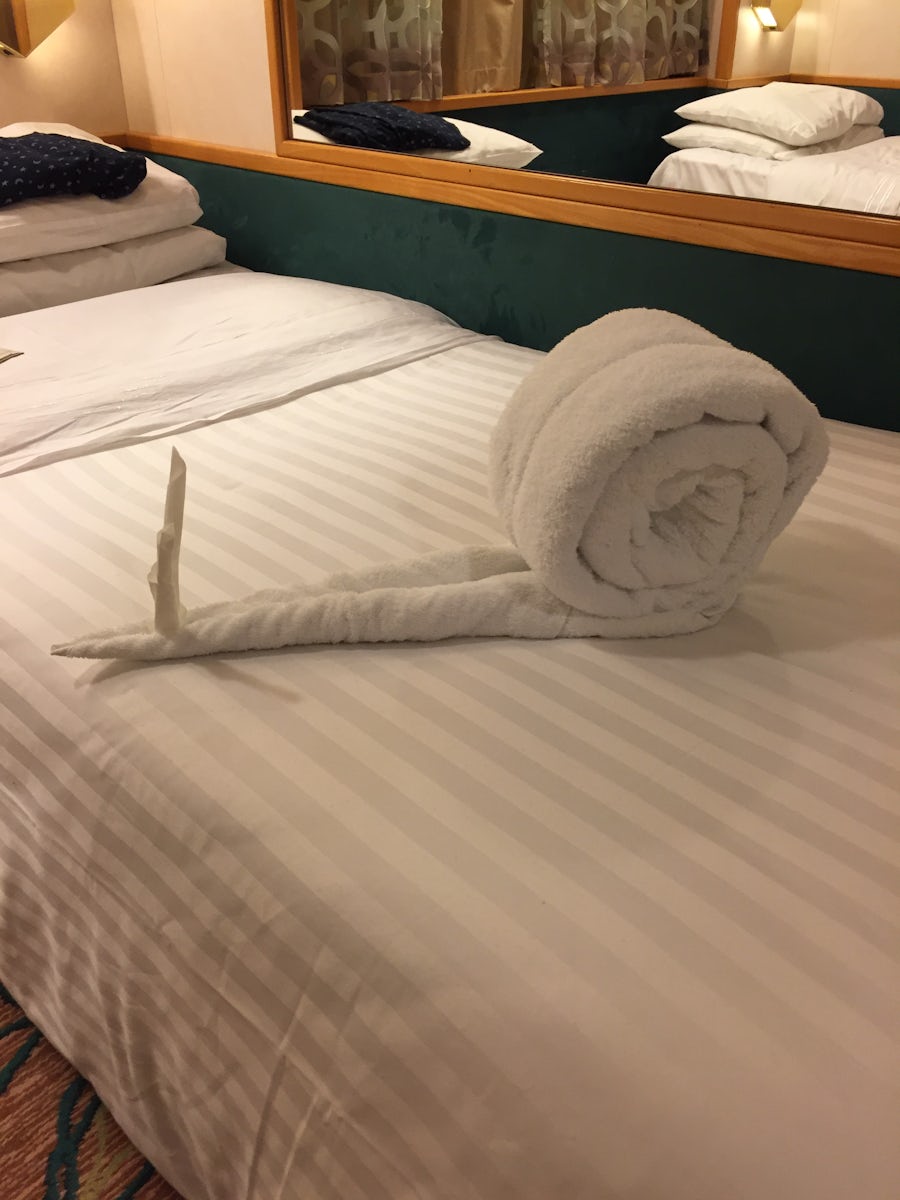 Towel magic - a snail!
