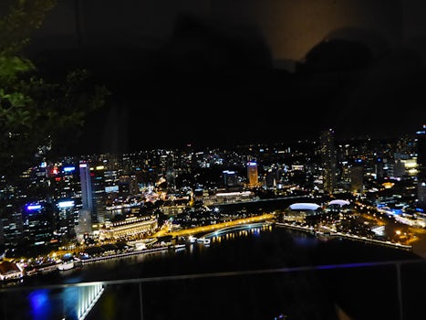 Singapore from the 59th Floor of the new Marina Bay Hotel - another wow