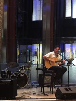 Gordon Daniels performing in the Grand Foyer