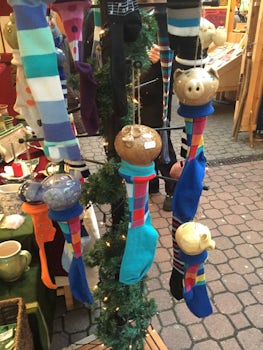 Just a sample of the abundance of the unique crafts and gifts available at the Christmas markets.