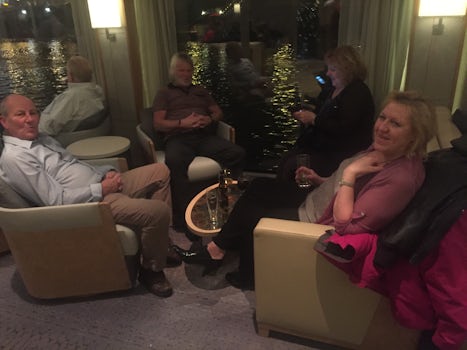 It is easy to make new friends on the river cruises because the lounge area is so comfortable!