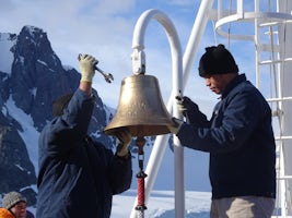 Ship's Bell, Bow used for New Year celebration