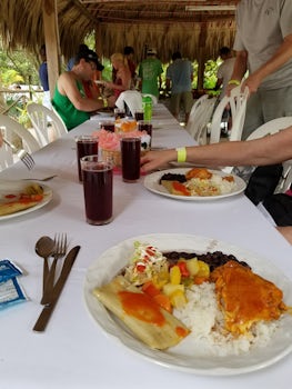 Lunch at Mayan village