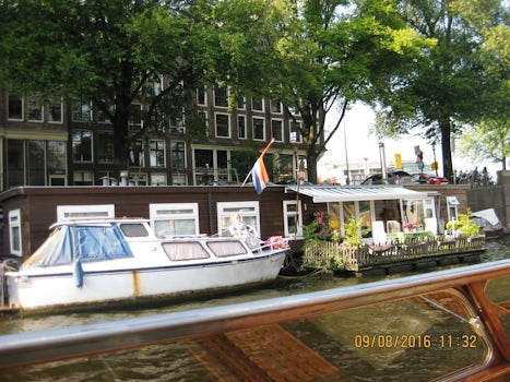 Houseboats in Amsterdam
