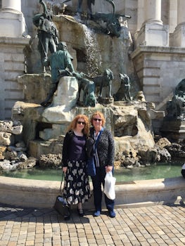 The Butterfield sisters on Castle Hilll in Budapest