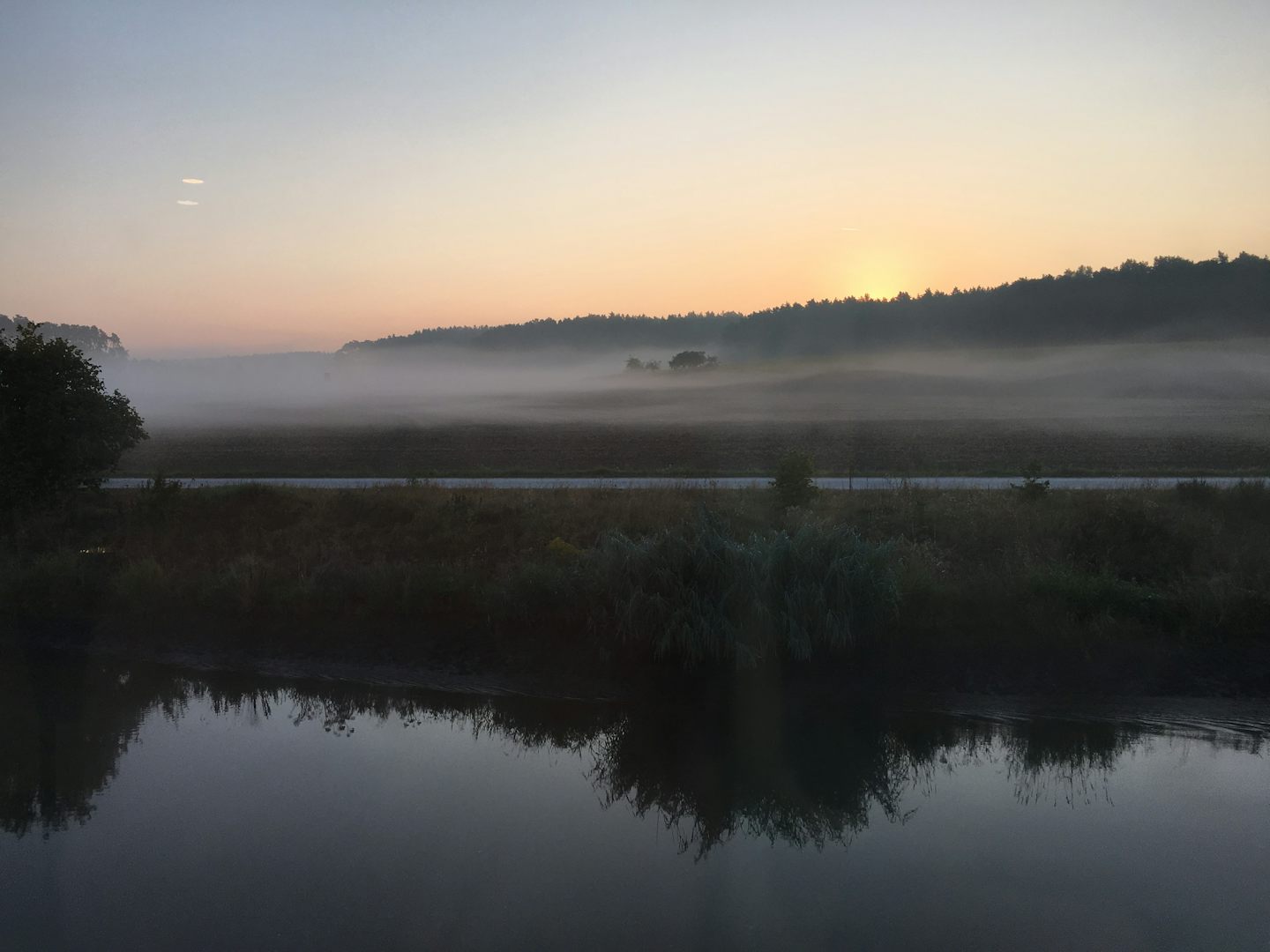 Early morning mist on the Danube.
