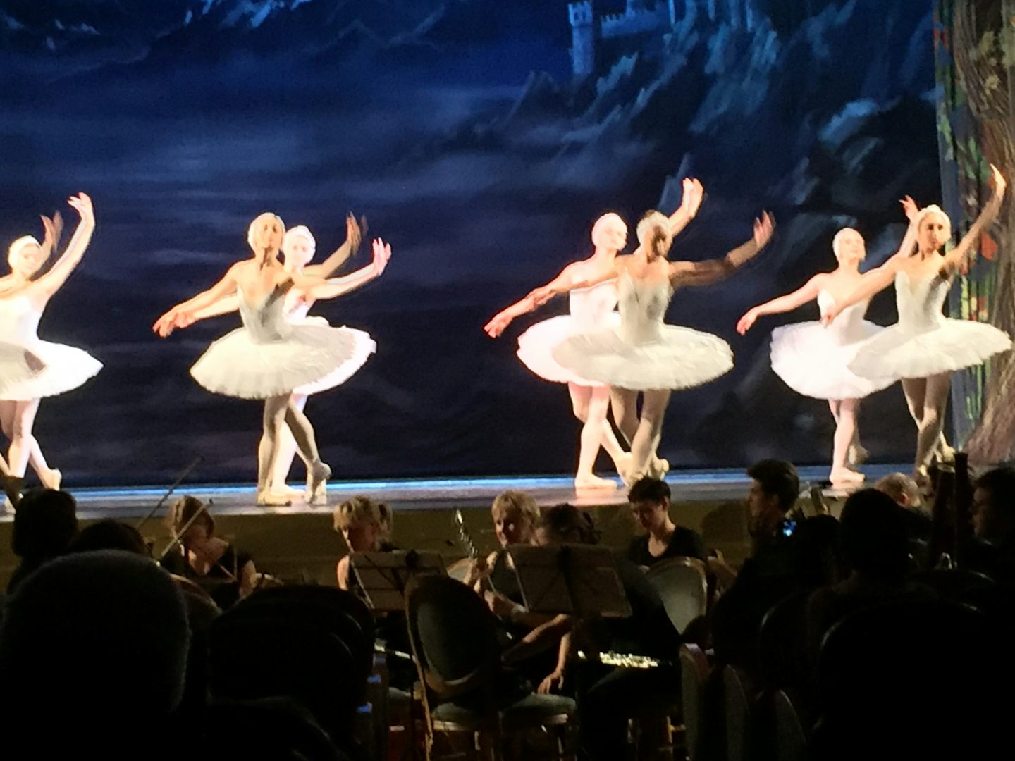 Swan Lake performance. Moscow