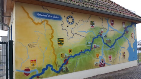 The Elbe river