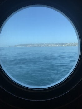 View from ship window,fantastic view and a great experience exploring