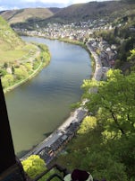 View of the river from a castle window!