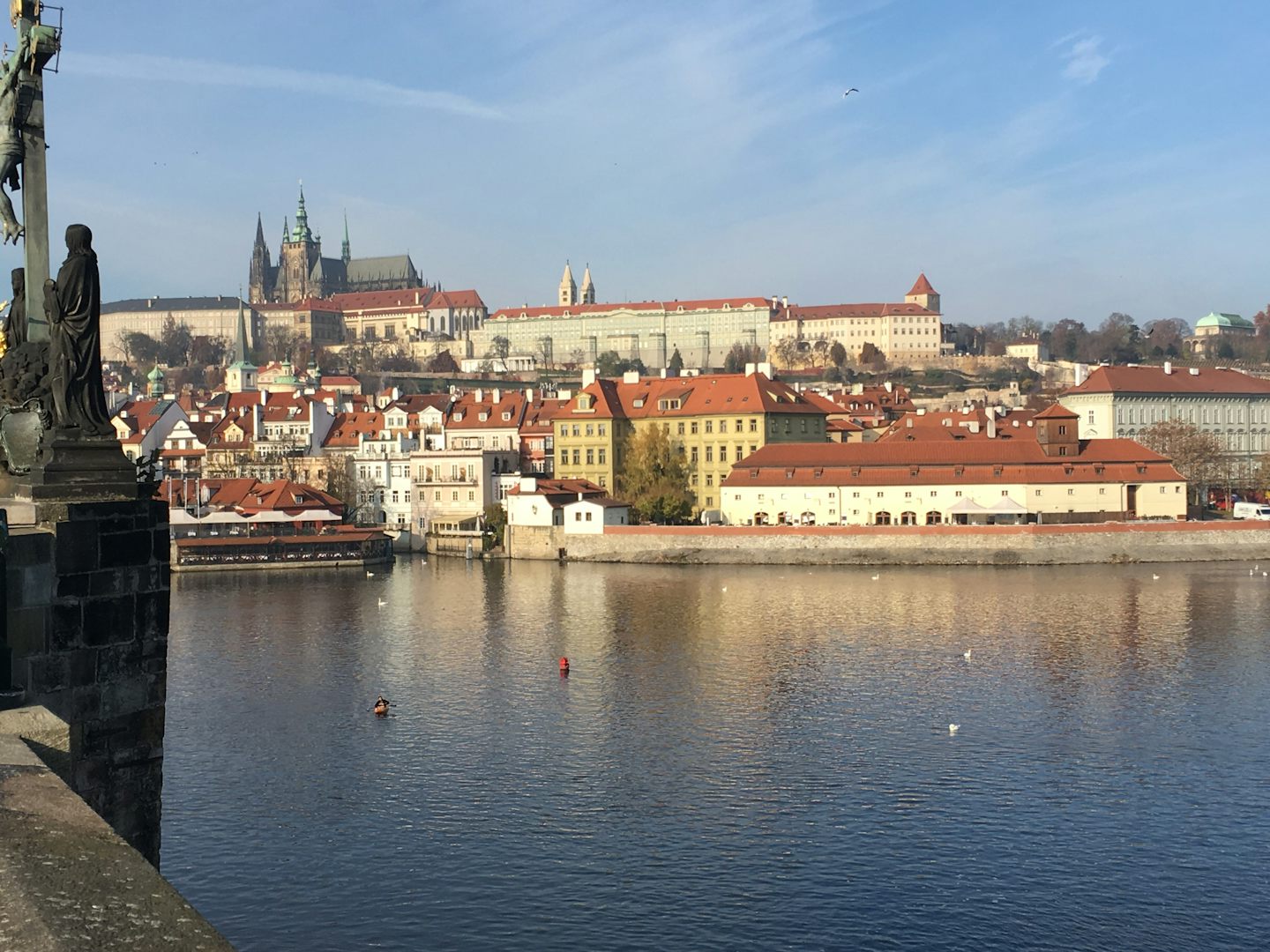 City of Prague, shot from the Charles Bridge.