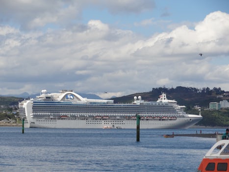 Ship in port at Puerto Montt