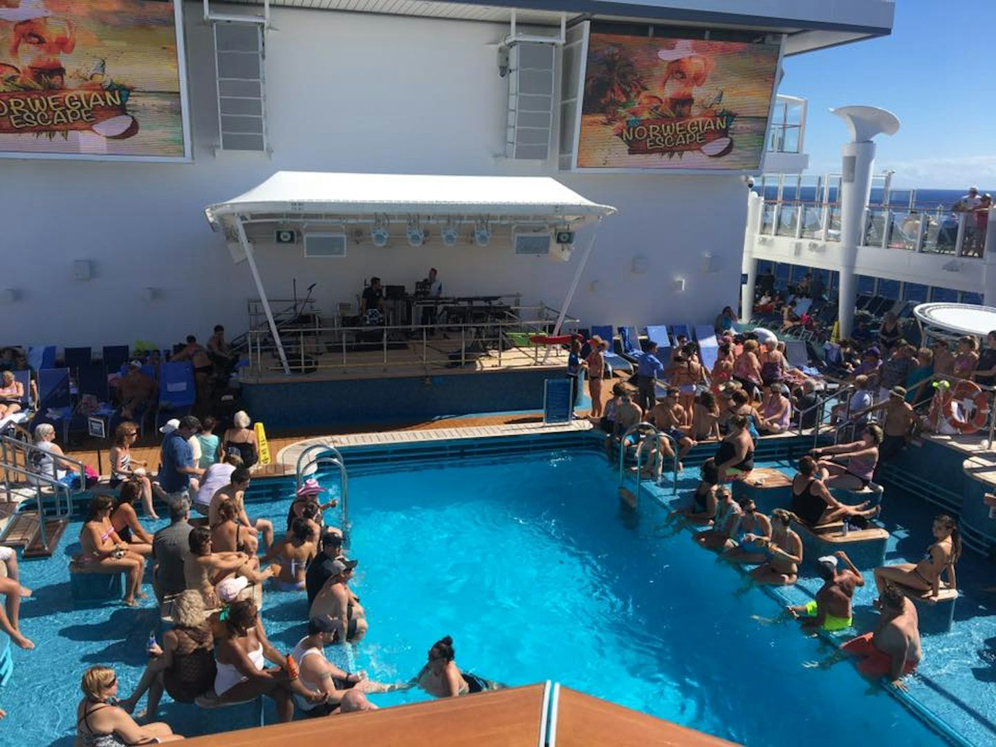 Pool on and At Sea day