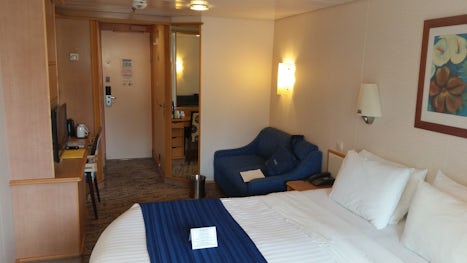 Picture of balcony cabin 6286 on boarding the ship