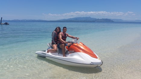 We also hired a jetski for an hour and a half on Bounty Island for FJ$345