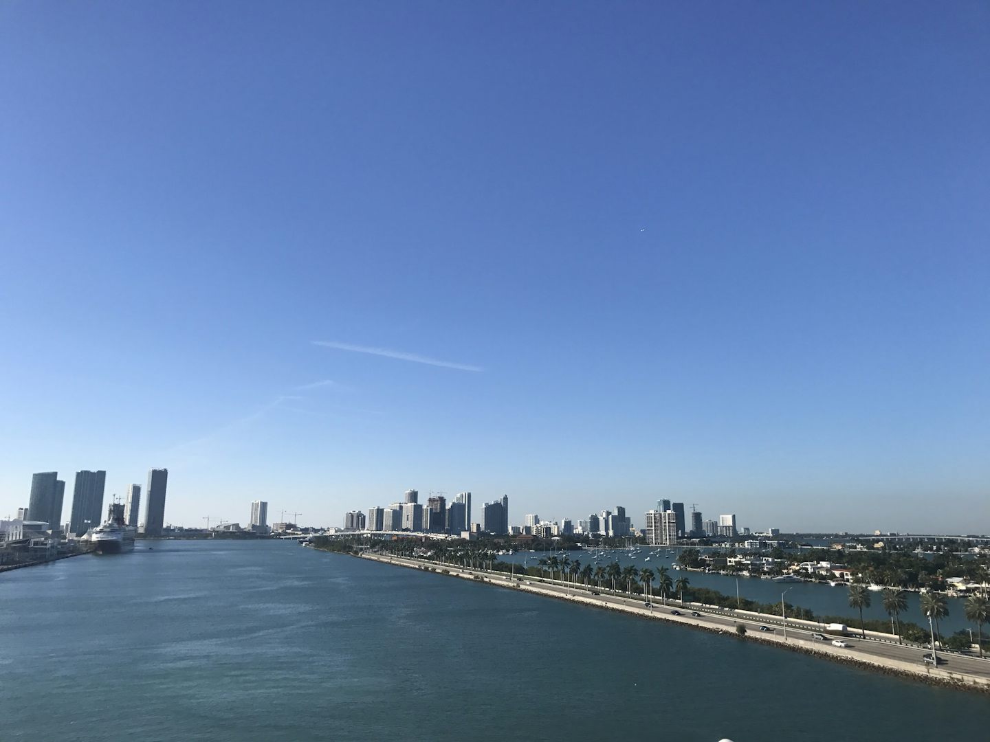 Leaving port of Miami