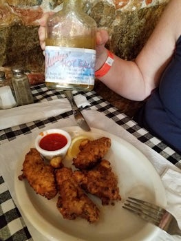 Conch fritters in St. Thomas