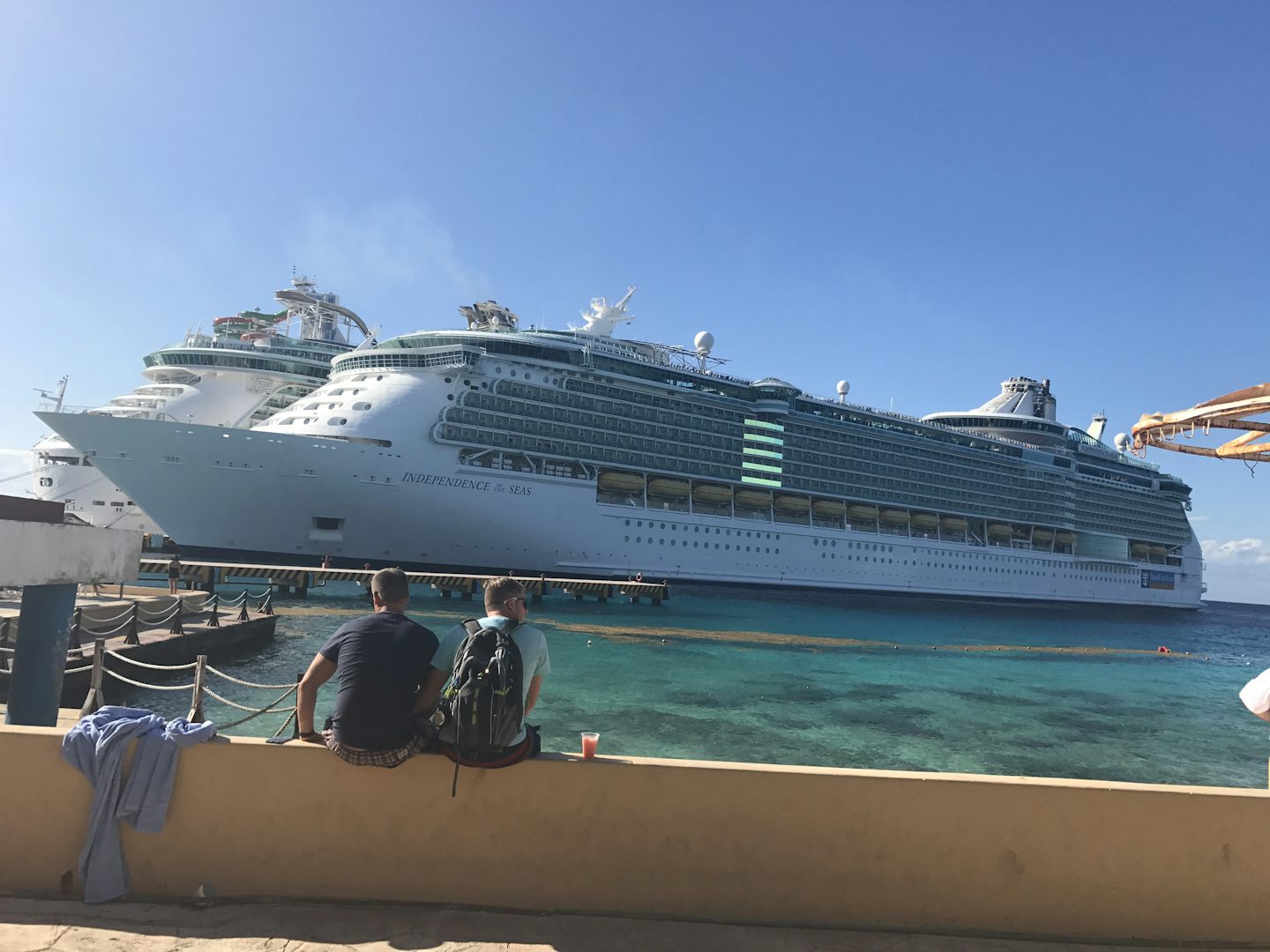 Independence of the seas in Cozumel