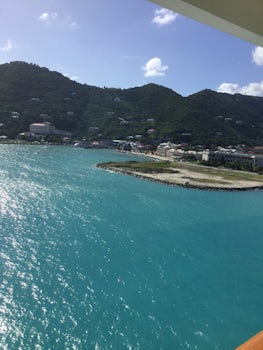 Port at Tortola view from balcony Spa Suite 1566.