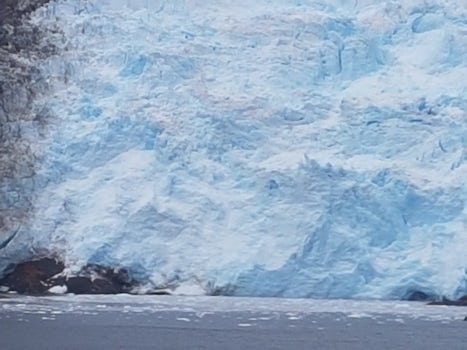 Glacier in Chilean fjord