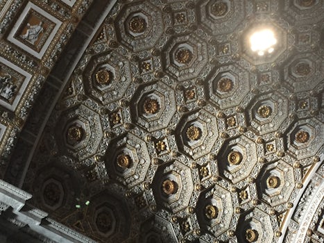 Ceiling in a part of St. Peters.