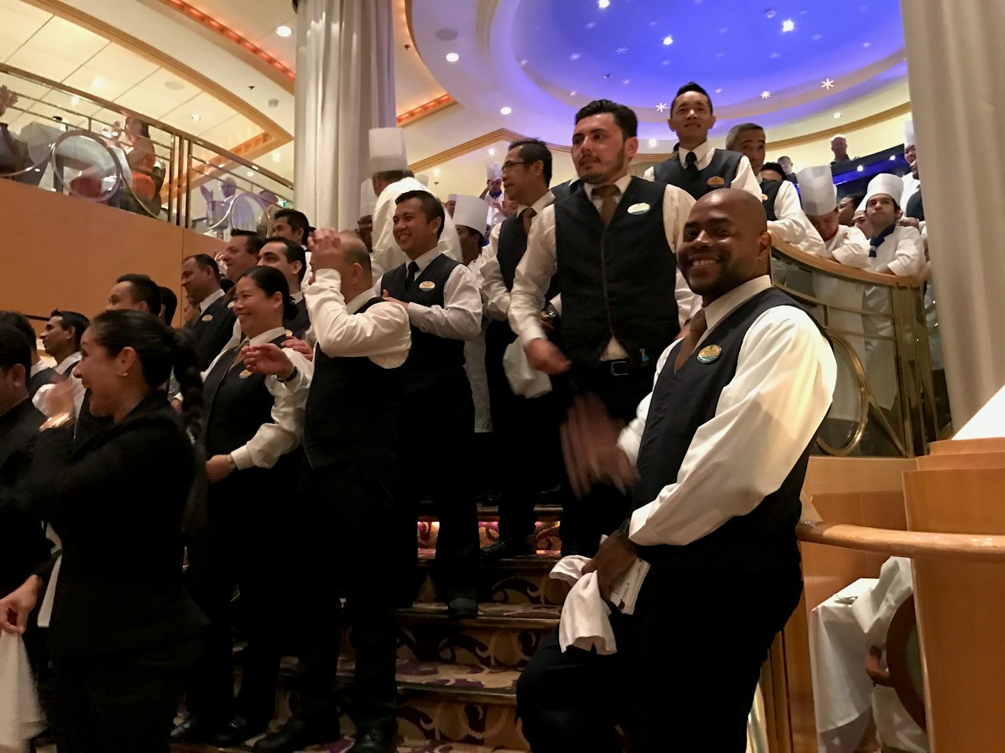 Singing waiters Italian night