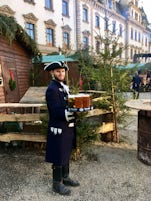 The Christmas Market in Passau at the Taxis und Thurn Palace. This was our