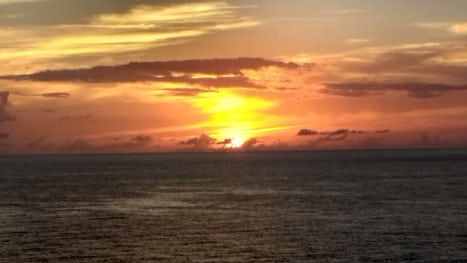 Beautiful Caribbean sunset