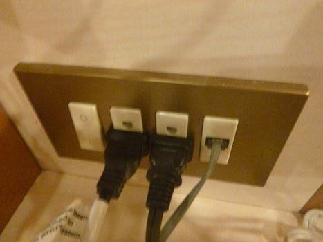 Insufficient number of outlets in the cabins