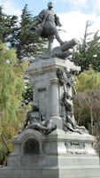 The Magellan Monument in Punta Arenas.
