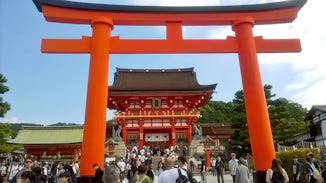 Osaka. entrance of temple