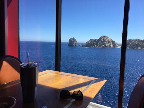 View at lunch in Cabo