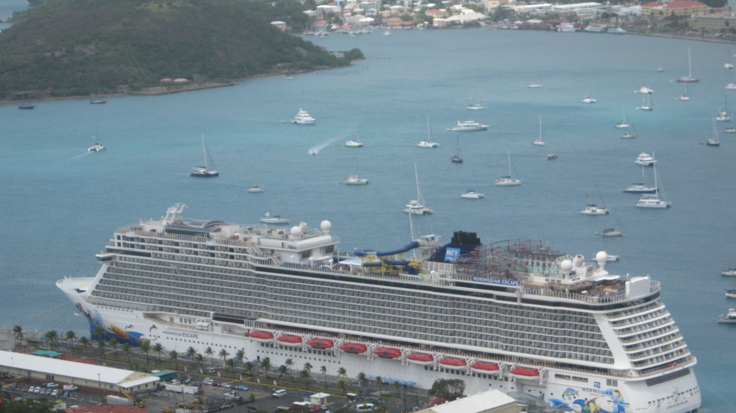 The ship in St Thomas.