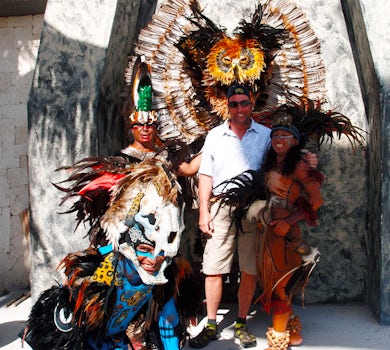 These guys were cool!  Port Costa Maya.  They took lots of shots and we goo