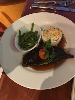 The short rib from the main dining room. My son, who only eats chicken nugg