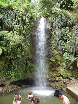 Waterfall on St. Lucia