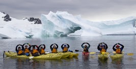Cuverville Island, Errera Channel, Antarctica
A stunning iceberg archway a