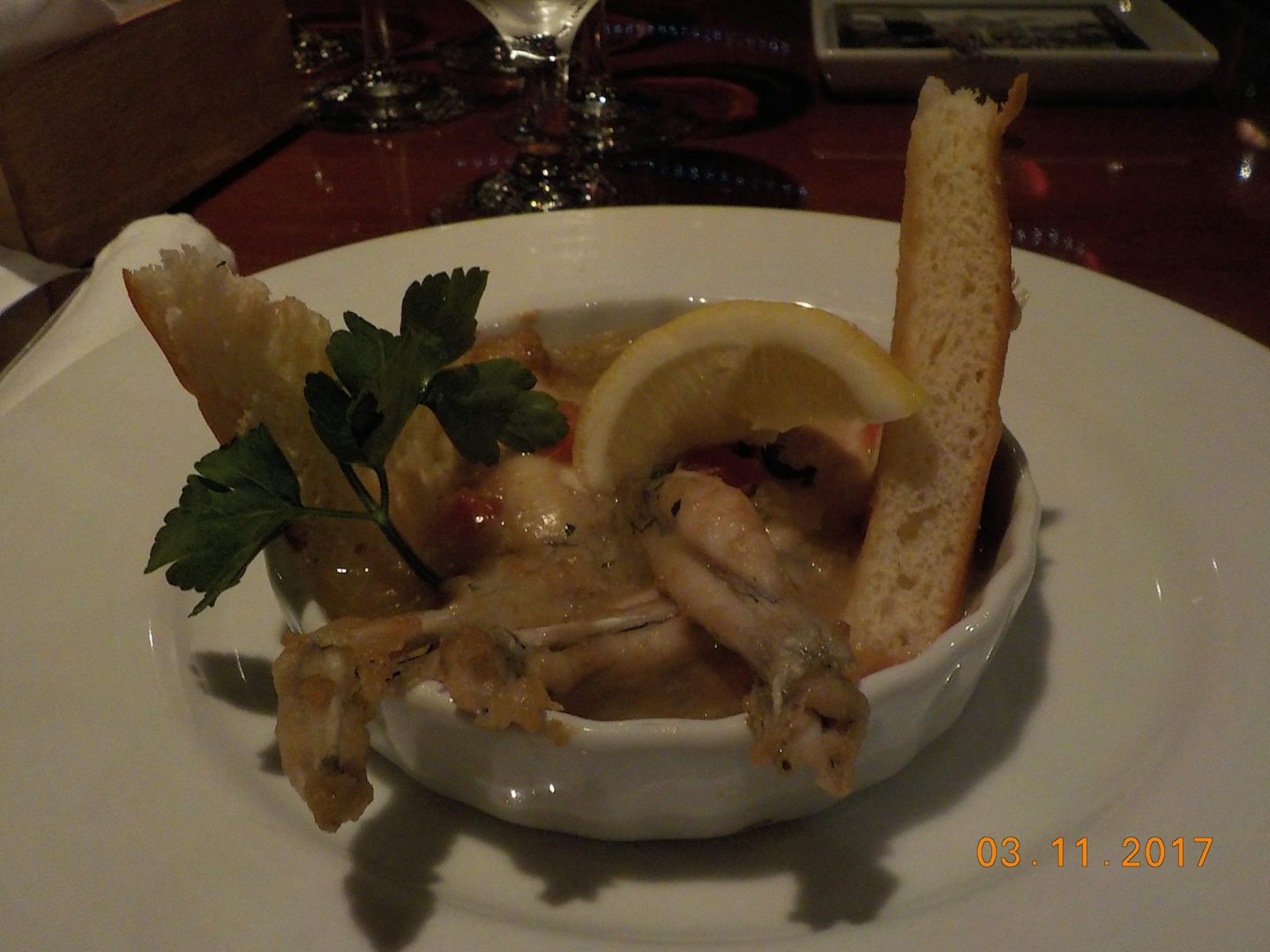 Frogs Legs at the Dining Room
