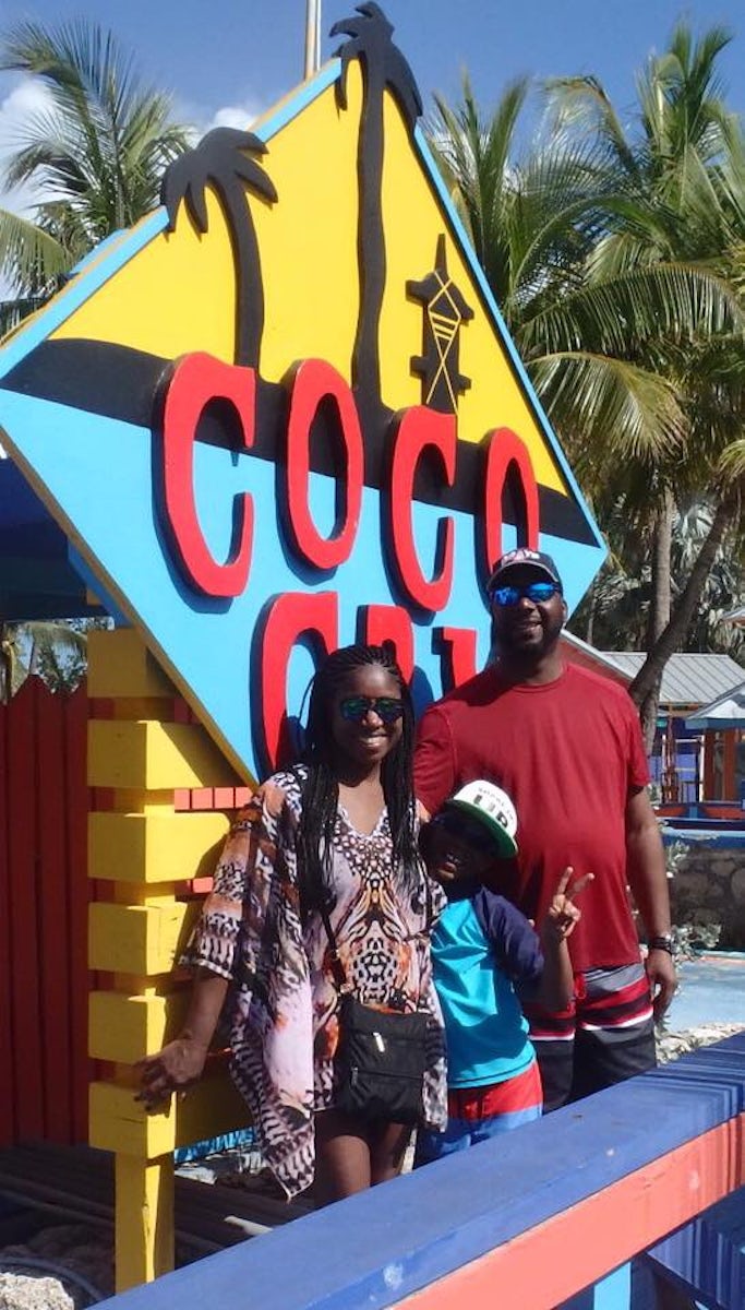 Coco Cay with Family.