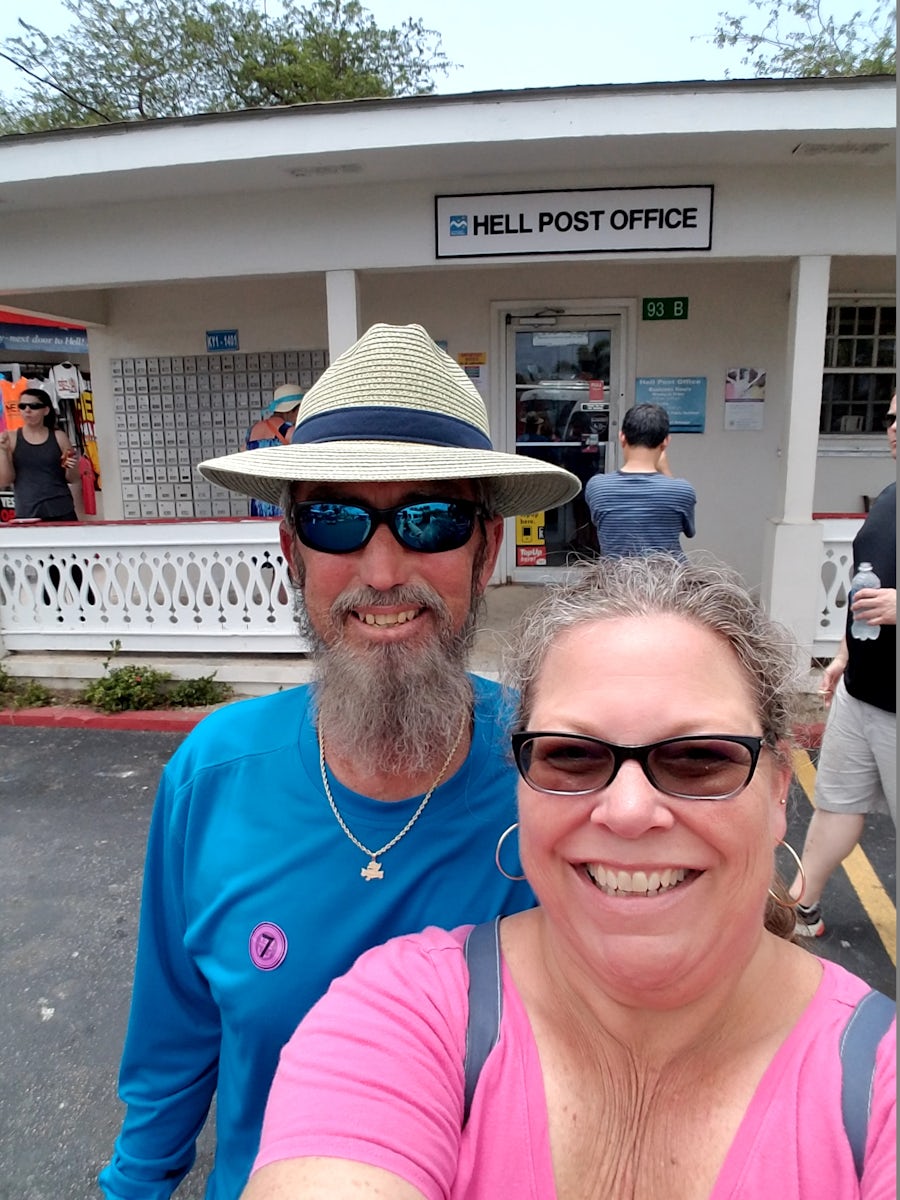 Post office at "Hell" on Grand Cayman