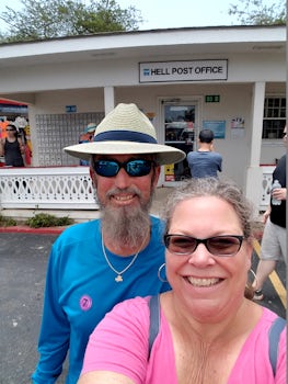 Post office at "Hell" on Grand Cayman