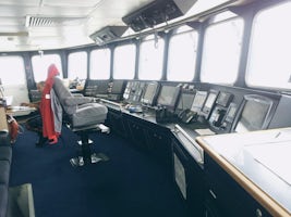 The bridge, the captain's domain,is the cockpit of the ship. The Coral