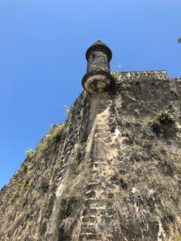 View from pathway around Fort Morro