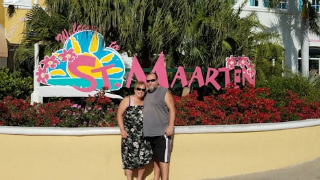 Visiting ST Maarten. Our very favorite island so far.
