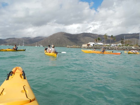 Salty Dog Sea Kayaking - the cyclone has knocked the place around a bit (th