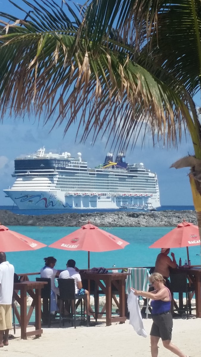 NCL EPIC from Great Stirrup Cay