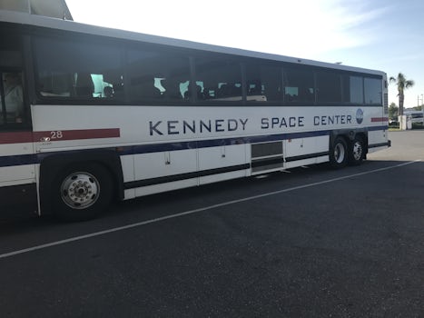Bus to Kennedy Space Center Tour