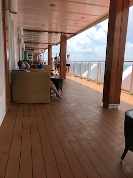 Waterfront: Deck 8 - Great area to relax and avoid children.